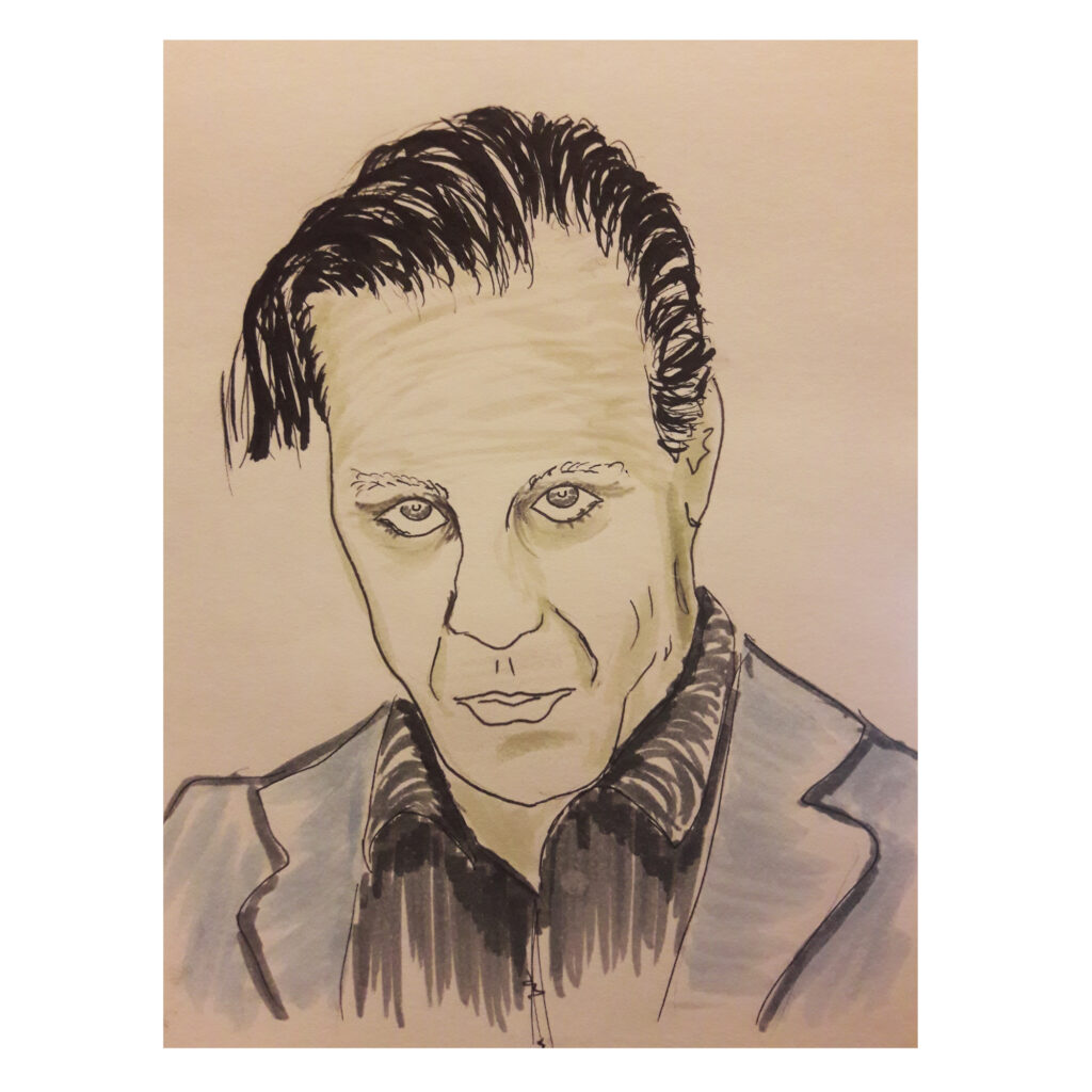 Black-and-white portraits Till Lindemann