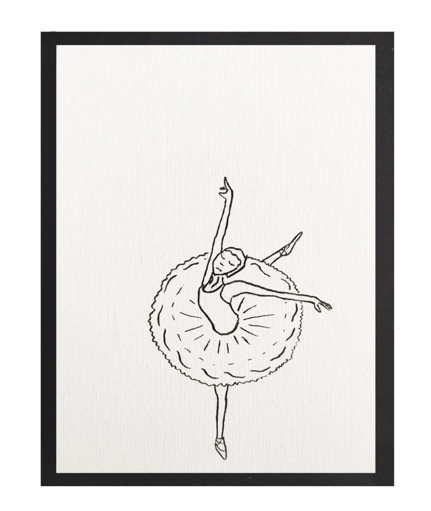 Ballet Line Art Collection - Balance