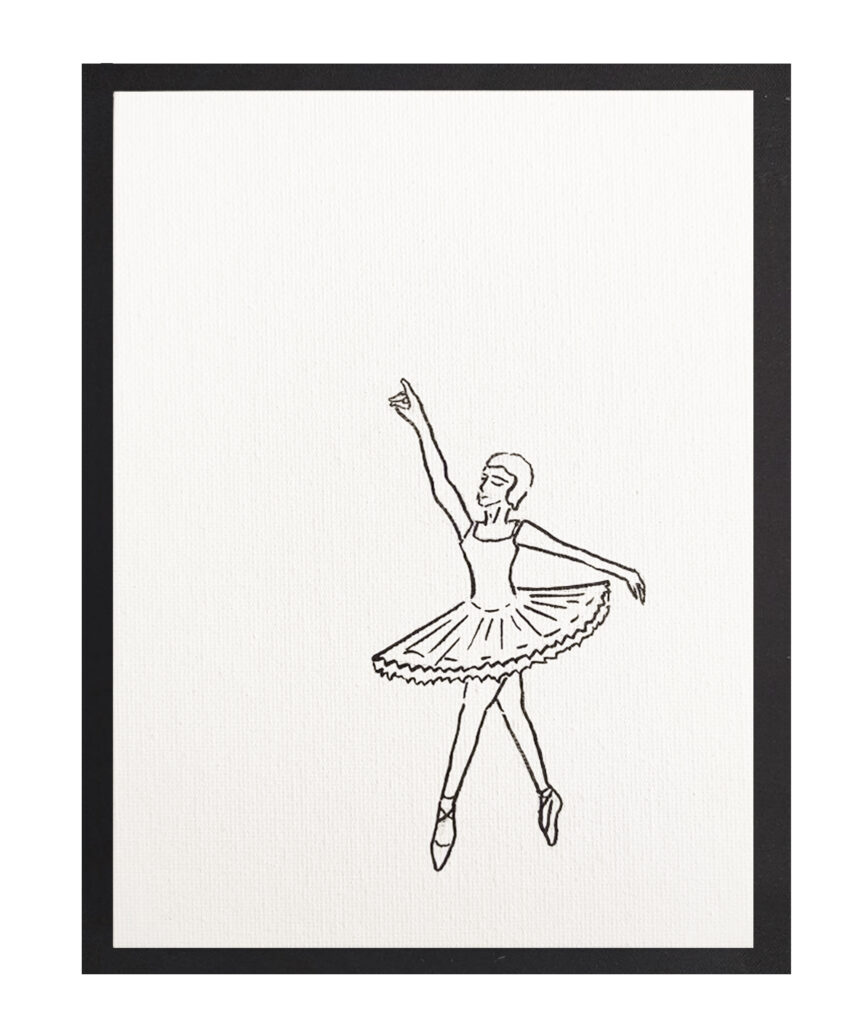 Ballet Line Art Collection -Grace