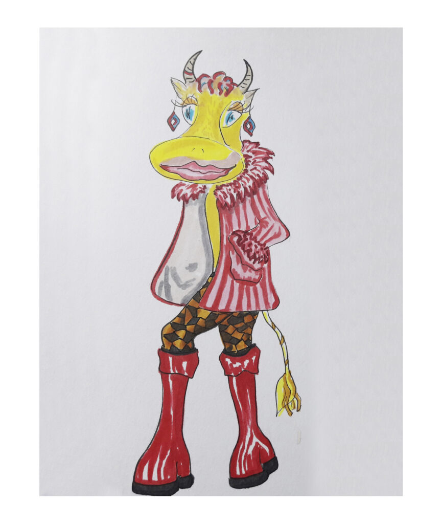 Hand-drawn characters Margarite 2