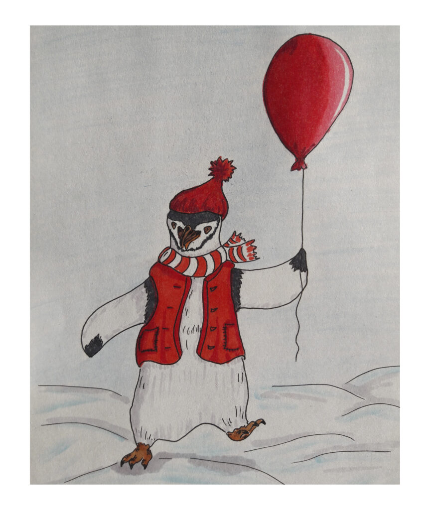 animal stilization penguin